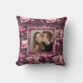 Minimalist Parents 1St Anniversary Throw Pillow  クッション (正面)