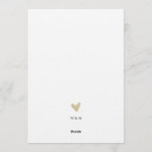 Minimalist Party Modern Engagement Invitation 招待状 (裏面)