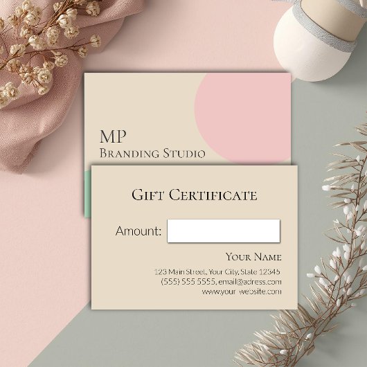 Minimalist Pastel Branding Design