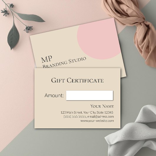 Minimalist Pastel Branding Design