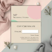 Minimalist Pastel Branding Design