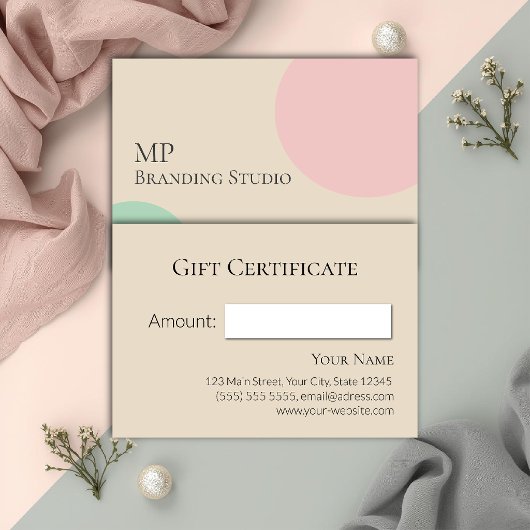 Minimalist Pastel Branding Design