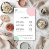 Minimalist Pastel Branding Design チラシ