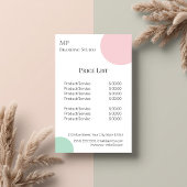 Minimalist Pastel Branding Design チラシ