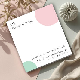 Minimalist Pastel Branding Design ノートパッド