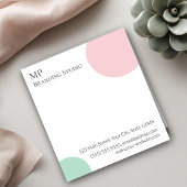 Minimalist Pastel Branding Design ノートパッド