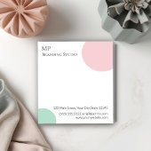 Minimalist Pastel Branding Design ノートパッド