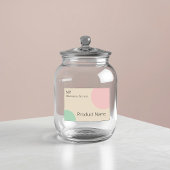 Minimalist Pastel Branding Design フードラベル