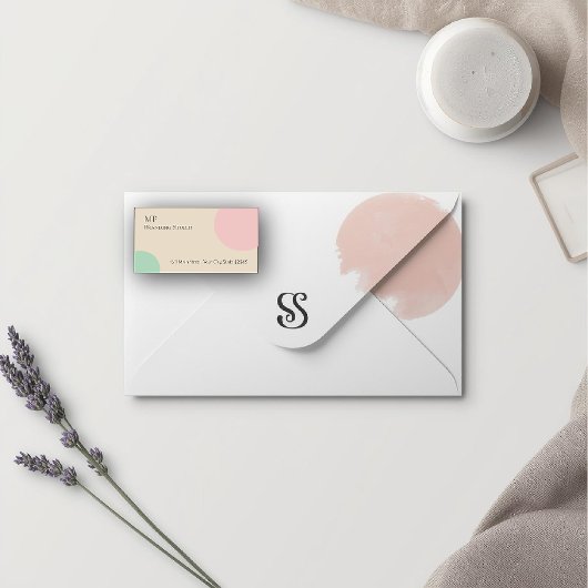Minimalist Pastel Branding Design ラベル