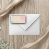 Minimalist Pastel Branding Design ラベル