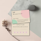 Minimalist Pastel Branding Design ロイヤリティカード