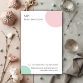 Minimalist Pastel Branding Design 便箋