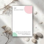 Minimalist Pastel Branding Design 便箋