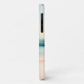 Minimalist Pastel Gradient Waves - Abstract Modern Case-Mate iPhoneケース (裏面/左)