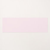 Minimalist Pastel Pink Bow Exercise ヨガマット (裏面(横))