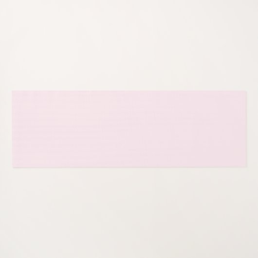 Minimalist Pastel Pink Bow Exercise ヨガマット (裏面(横))