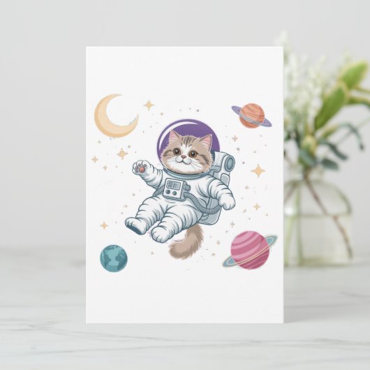 Minimalist Pastel Sunset Over Hills and Pines 招待状 (スタンド正面)