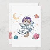 Minimalist Pastel Sunset Over Hills and Pines  招待状 (正面/裏面)