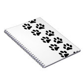Minimalist Paw Print Notebook - Organizing with Pe ノートブック (右側)