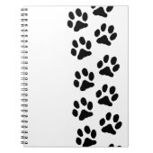 Minimalist Paw Print Notebook - Organizing with Pe ノートブック (正面)