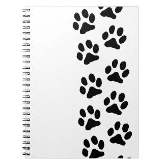Minimalist Paw Print Notebook - Organizing with Pe ノートブック