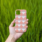 Minimalist Peach Geometric Pattern Case-Mate iPhoneケース