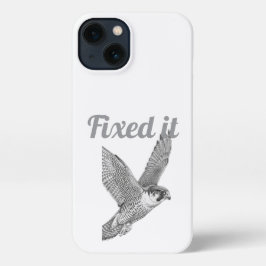 Minimalist Peregrine Falcon Fixed It Phone Case iPhone 13ケース
