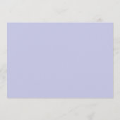Minimalist Periwinkle Border Personalized Script ノートカード (裏面)