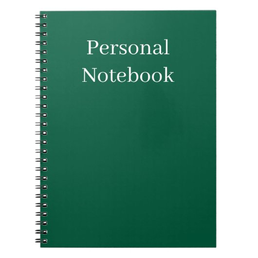 minimalist personal notebook ノートブック (正面)