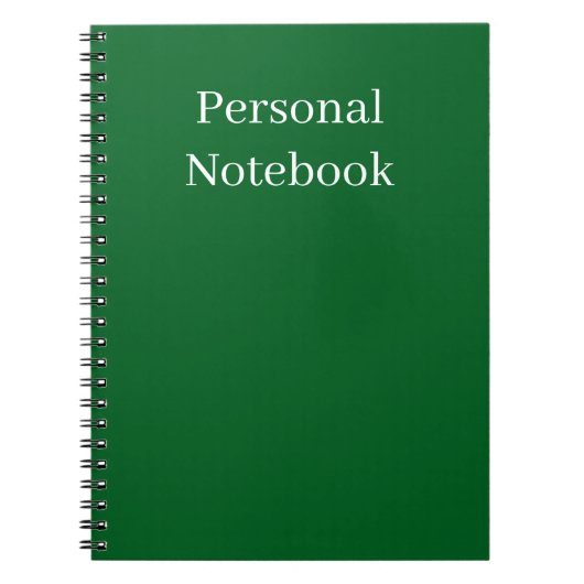 minimalist personal notebook ノートブック (正面)