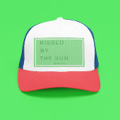 Minimalist Personalized Kissed by the Sun キャップ