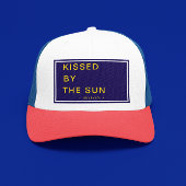 Minimalist Personalized Kissed by the Sun キャップ