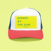 Minimalist Personalized Kissed by the Sun キャップ