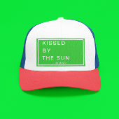 Minimalist Personalized Kissed by the Sun キャップ