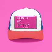 Minimalist Personalized Kissed by the Sun キャップ