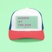 Minimalist Personalized Kissed by the Sun キャップ