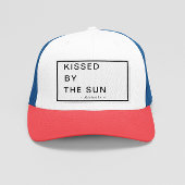 Minimalist Personalized Kissed by the Sun キャップ