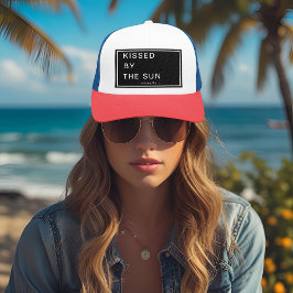 Minimalist Personalized Kissed by the Sun キャップ