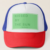 Minimalist Personalized Kissed by the Sun キャップ (正面)