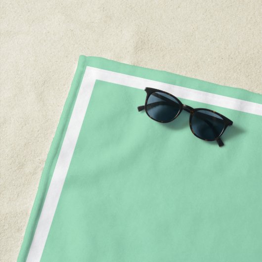 Minimalist Personalized Kissed by the Sun ビーチタオル (インサイチュ)