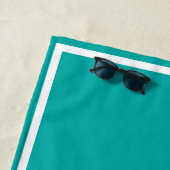 Minimalist Personalized Kissed by the Sun ビーチタオル (インサイチュ)