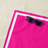 Minimalist Personalized Kissed by the Sun ビーチタオル (インサイチュ)