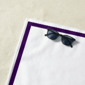 Minimalist Personalized Kissed by the Sun ビーチタオル (インサイチュ)