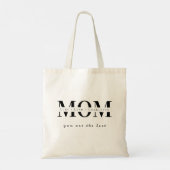Minimalist Personalized Mom Name Tote Bag トートバッグ (裏面)