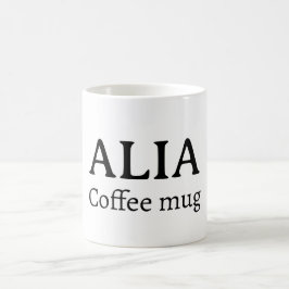 Minimalist Personalized Name Coffee Mug コーヒーマグカップ