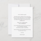 Minimalist Personalized Photo Modern Script (裏面)