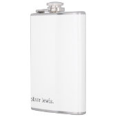 Minimalist Personalized Typewriter-Style Name フラスク (左)