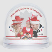 Minimalist Photo Family Holiday Keepsake (正面)