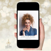 Minimalist Photo Graduation セーブザデート