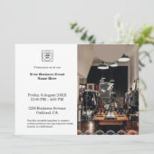 Minimalist Photo | Professional Business Event  招待状 (スタンド正面)